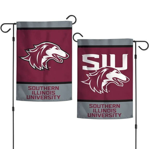 Southern Illinois Salukis 12.5” x 18" Double Sided Yard and Garden College Banner Flag Is Printed in the USA