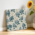 thumbnail image 3 of Canvas Wall Art, Vintage Hydrangea Floral Framed Canvas Prints for Living Room Bathroom, Farmhouse Botanical Gallery Wrapped Wall Decor for Home Office, Gifts, 12"x12" Ship Next Day, 3 of 9