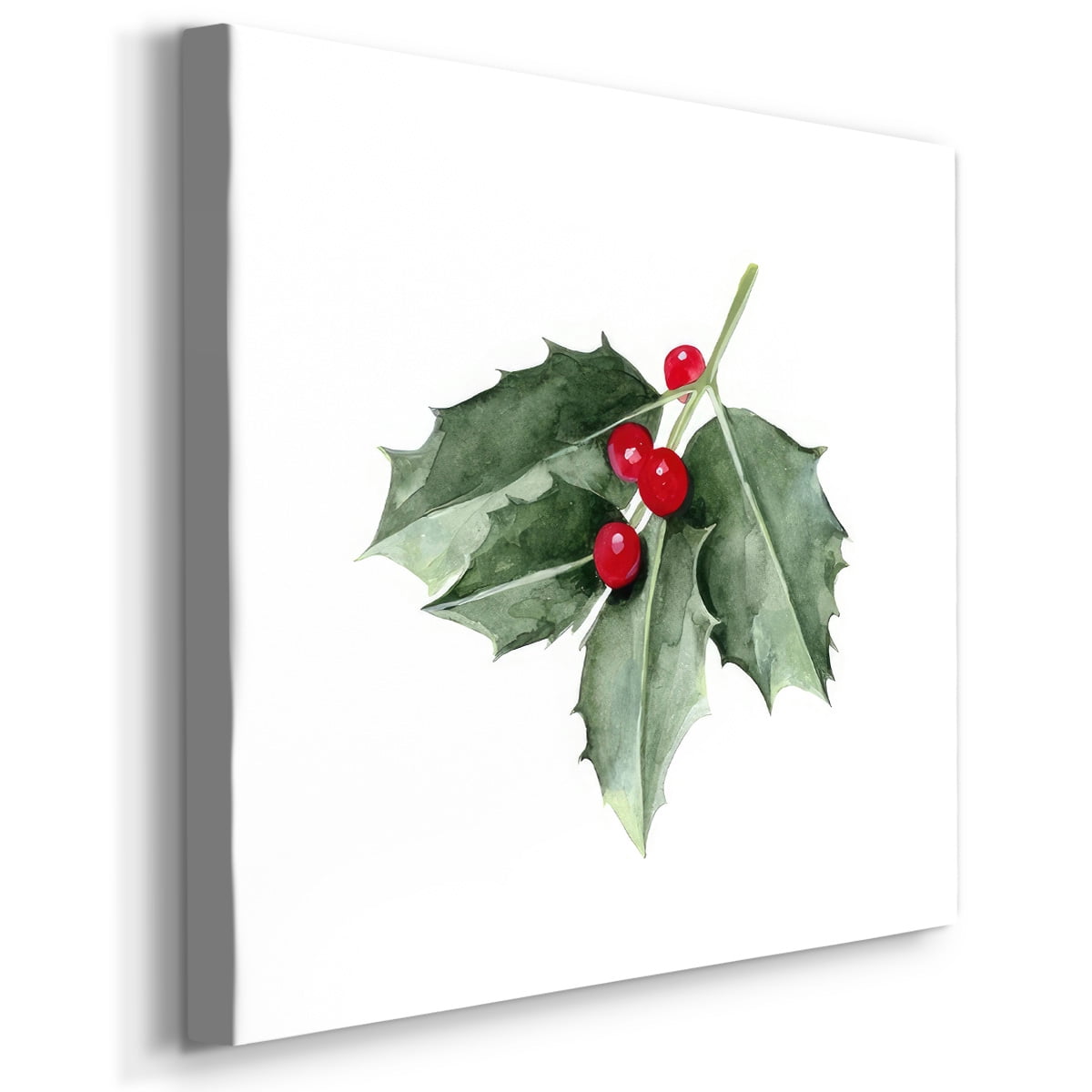Christmas Holly II- Gallery Wrapped Canvas
