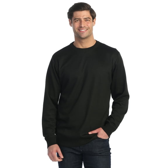 Gioberti Mens Jacquard Crew Neck Pullover Sweater