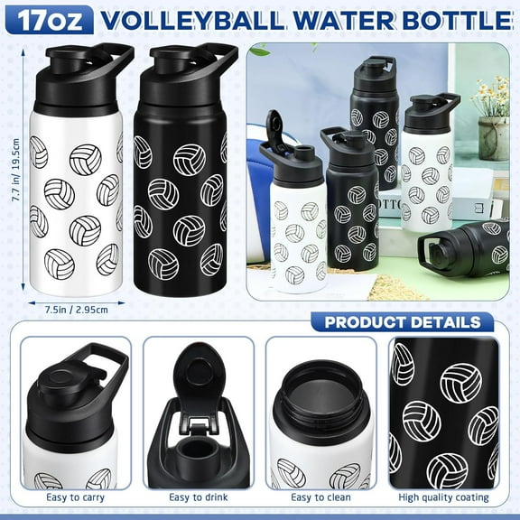 Aluminum Sports Water Bottle Bulk with Snap Lids, 17 oz Leakproof Reusable Cups for Travel Gym Hiking Cycling