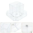 thumbnail image 3 of GOOHOCHY Desk Supplies Pen Pencil Cup Acrylic 1Set 5.4X5.4in, 3 of 8