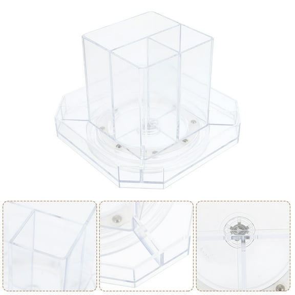 DECORNIJIA Desk Use Pen Pencil Holder Acrylic 1Pcs