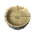 thumbnail image 2 of [Big Clear!]Diy Pet Food Water Dish  Reptile Bowl Resin Pets Feeding Plate (Three Pattern To chose), 2 of 8