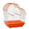 Prevue Pet Products Palm Beach Waterfall Roof Orange & White Bird Cage SP21003O/W