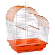 Prevue Pet Products Economy Bird Cage - Medium Size Cage For Parakeets, Lovebirds, Cockatiels | Includes Cups & Perches