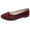 Wine, variant on Wovix Women's Flats Round Toe Flat Shoes Dressy Ballet Flats Comfortable Lightweight Soft Daily Dress Shoes Ballerina Flats for Work