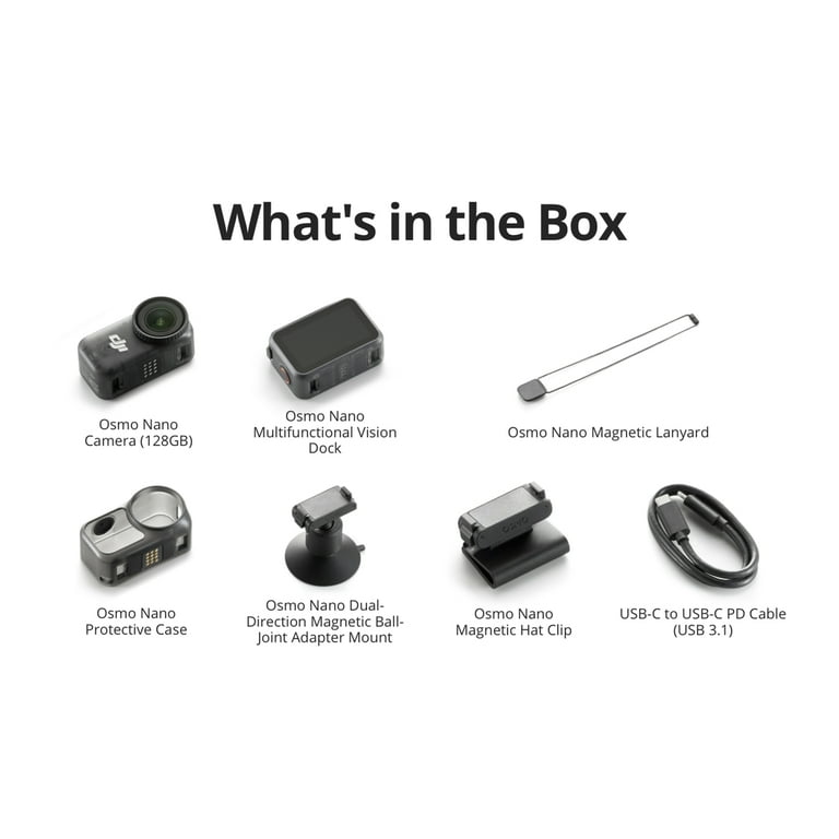 DJI Osmo Nano 128GB Action Camera Standard Combo - Walmart.com