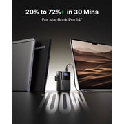 INIU Laptop Power Bank, 25,000mAh Portable Charger with Triple 100W USB-C Ports, Travel Charger for MacBook, iPad, Tablet, Steam Deck, iPhone 17/16 Series, Samsung and More, Black