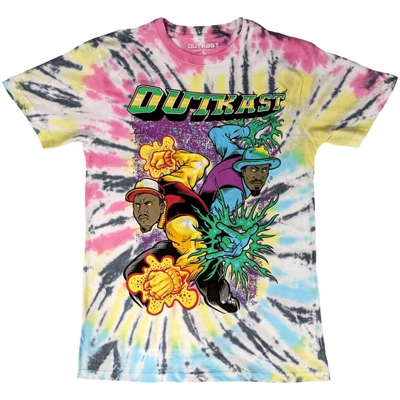 Men's Outkast Superheroes T-shirt Small White