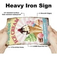 thumbnail image 3 of Ice Cream Vintage Metal Tin Sign 12x8" Sweets Dessert Metal Plaque Poster Wall Art Decor Tin Sign for Bar Club Restaurant Cafe Ice Cream Truck colorful DIY, 3 of 9