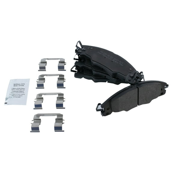 TRQ Front Brake Pads Semi-Metallic for 08-11 Ford Focus BFA73820