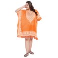 thumbnail image 2 of Gypsie Blu Women Tunics Dress Short 3/4 Sleeves Caftans for Ladies Casual Dresses, 2 of 7