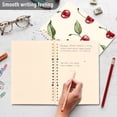 thumbnail image 4 of FORMRS 1-Subject Spiral Notebook 8" x 5" College Ruled 60 Refillable Sheet A5 Hard Cover, 2 Pack, Beige Cherry, 4 of 7