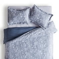 thumbnail image 3 of Sleep Zone Floral Duvet Cover Set, Ultra Soft Microfiber Bedding with Designer Print, Wrinkle-Resistant (Elegant Peony Blue, 90 x 90 inch, 3 Pieces), 3 of 7