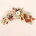thumbnail image 2 of Gupgi Halloween Fall Wreath Harvest Wreath with Pumpkin Pine Cone Berry Maple Leaves Fall Decorations Supplies for Farmhouse Thanksgiving Decor, 2 of 8