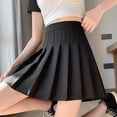thumbnail image 1 of Falda Plisada Falda plisada Mujeres Sexy Mini faldas Falda corta Chica Falda de baile (Negro S) Kuymtek para Mujer Negro T 24, 1 of 6
