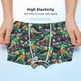 thumbnail image 3 of Yiaed Dinosaur Plays Soccer Print Boys' Boxer Briefs Cotton Casual Stretch Comfort Boys Boxers - Kids Boxer Briefs Underwear for Boys (6-18)-X-Large, 3 of 5