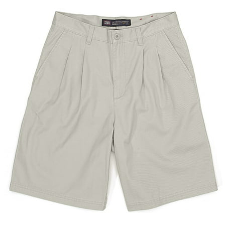 Faded Glory - Big Men's Twill Pleated Shorts