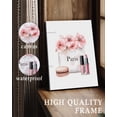 thumbnail image 5 of Drsoum Glam Pink Fashion Woman Wall Art Ladies Beauty Makeup Room Decor 8x10in4pcs Natural Framed, 5 of 6