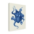 thumbnail image 2 of Trademark Fine Art 'Blue Octopus On Cream D' Canvas Art by Fab Funky, 2 of 3