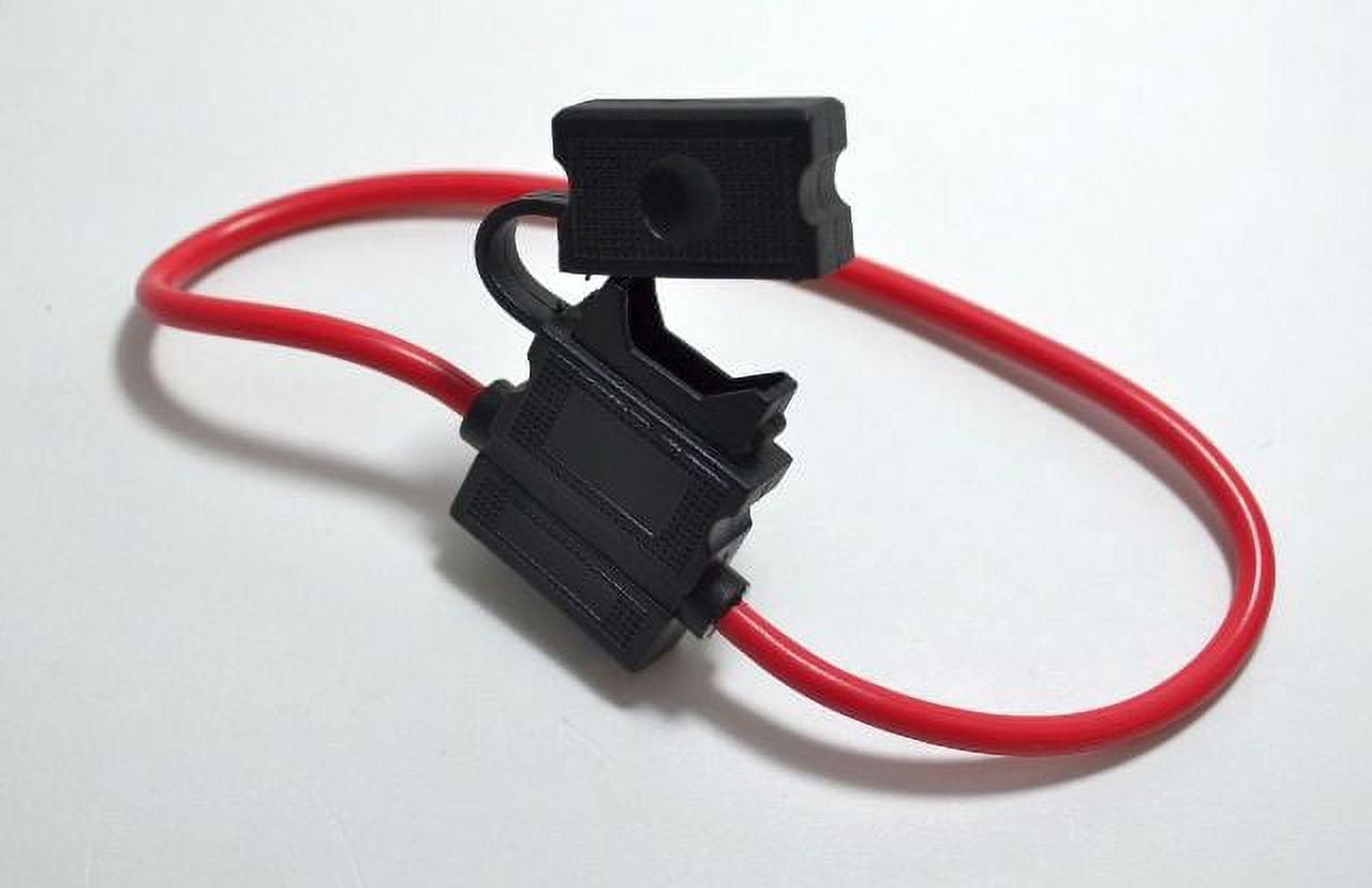 Best Connections 100-Piece 18 Gauge ATC Blade Fuse Holder, 12V Automotive