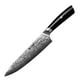 thumbnail image 2 of Cuchillo de chef Hecef cuchillo de cocina japonés de acero Damasco de 8 pulgadas cuchillo profesional extra afilado VG10, 2 of 10