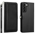 thumbnail image 2 of Samsung Galaxy S22 Phone Case, Strong Protective Kickstand Wallet Compartments Multi-Function for Samsung Galaxy S22 Phone Case Black, 2 of 7