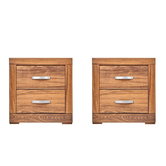 Set de 2 Buros Wenella Nogal - Kessa Muebles