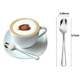thumbnail image 3 of Tableware 304 Stainless Mini Coffee Spoons for Dessert Tea Set of 6 – 18/10 Stainless Steel Small Spoons for Everyday Use, 3 of 7