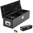 thumbnail image 4 of 30 Inch Aluminum Truck Tool Box, Truck Bed Tool Box with Sliding Shelf, Diamond Plate ToolBox with Side Handle,Lock and 2 Keys, Tool Storage Box for Truck, Trailer, Pickup, 4 of 8