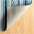 thumbnail image 2 of Dash & Albert Button Hand Micro Hooked Wool Rug, 2' 6" x 8', Blue, 2 of 8