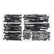 200pcs Hexagons Socket Head Caps Screws Bolt 304 Stainless Steels Hexagons Head Metric Screws Replacement Fastener Screws Bolt