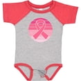 thumbnail image 3 of Inktastic Breast Cancer Pink Ribbon Retro Girls Baby Bodysuit, 3 of 5