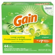 Gain Powder Laundry Detergent, Original Scent, 45 oz, 44 Loads