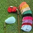 thumbnail image 3 of Yokua 10pcs Golf Iron Head Covers Set Practical PU Leather Durable Headcover, 3 of 11