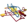 Lifetime Kid's Ace Flyer Metal Teeter Totter, Yellow, Red and Blue (151110)