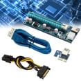 thumbnail image 1 of Usb 3.0 Pcie Riser Pci-E 1X A 16X Gpu Riser Card Mining Gpu Riser Extender Card Cateissary EL016330-00, 1 of 5