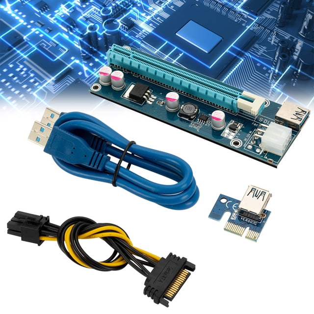 Usb 3.0 Pcie Riser Pci-E 1X A 16X Gpu Riser Card Mining Gpu Riser Extender Card Cateissary EL016330-00
