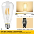 thumbnail image 2 of Kiven 1-Light Battery Operated Iron Wall Lamp, Vintage Black Rechargeable Wall Sconces, E26 Socket Bulb Included(Warm White)Wire Cage Wall Light Fixture, 2 of 7