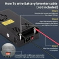 thumbnail image 2 of DC 12V 50A 600W Power Supply Switch 110V/220 AC to 12V DC Converter PSU SMPS Adapter Adjustable Universal Transformer for RV, Radio/Car Stereos, LED, 2 of 5