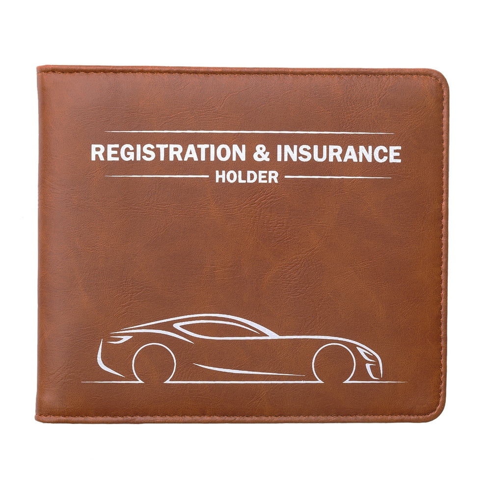 Canopus Car Registration and Insurance Holder with Closure