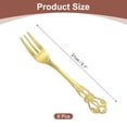 thumbnail image 2 of Uxcell 8 Pcs Salad Forks, 5.1 Inches Stainless Steel Dessert Forks, Mirror Polished, Dishwasher Safe, Tiny Forks for Small Desserts, Cocktails, Silver, 2 of 6