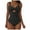 Black, variant on Linfrsh Tummy Control Swimsuits for Women One Piece Push Up Bathing Suit Full Coverage Swimwear Black,L