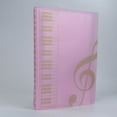 thumbnail image 4 of WHAMVOX Music Sheet File Paper Documents Storage Folder 40 Pockets Holder (Pink), 4 of 4