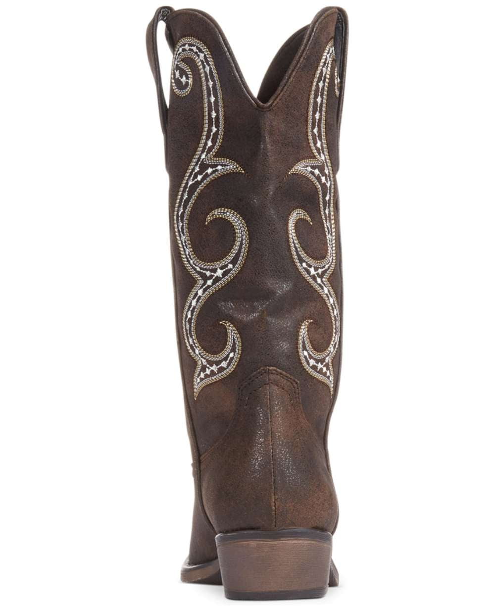 American Rag Womens Dawnn Pointed Toe Mid Calf Cowboy Boots Brown Size 5.0