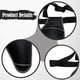 thumbnail image 5 of Funda protectora para tijeras, bolsa organizadora para cinturón de herramientas para herramientas de trabajo Blanco y negro, 5 of 9