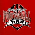 thumbnail image 2 of Wild Bobby, Friday Night Football Dad, Sports, Men Long Sleeve Shirt, Red, X-Large, 2 of 4