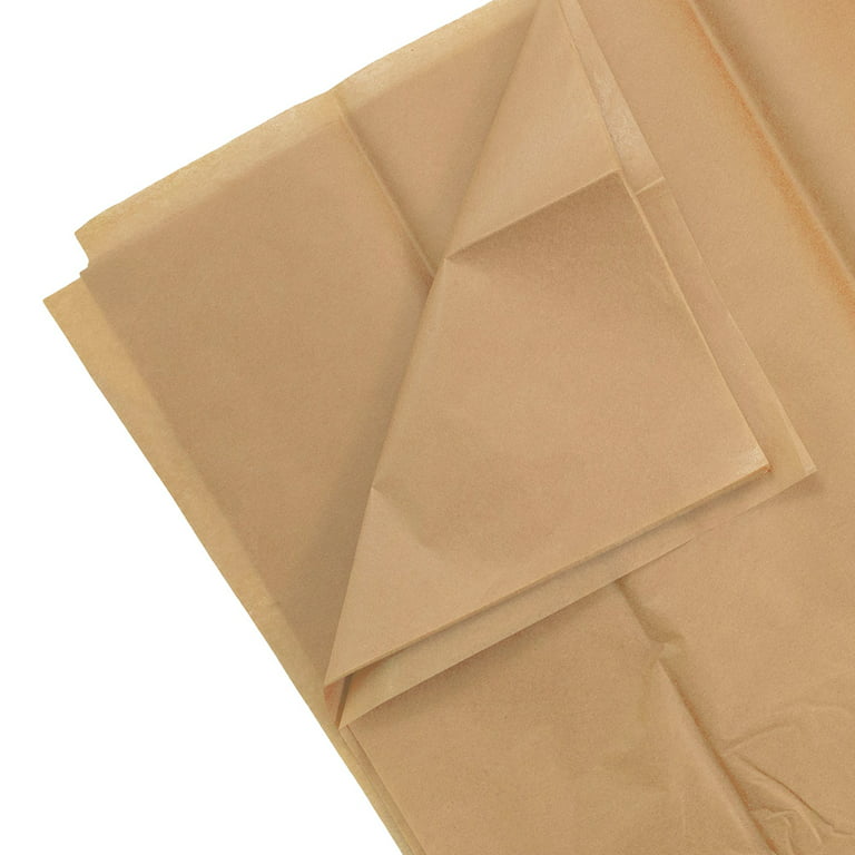 JAM Paper & Envelope Tissue Paper, Brown, 10 Sheets/Pack 