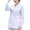 White, variant on Womens Long Sleeve Lab Coat Scrub Jacket Medical Uniform Multi Pocket Easy Care Lightweight Workwear White XXL